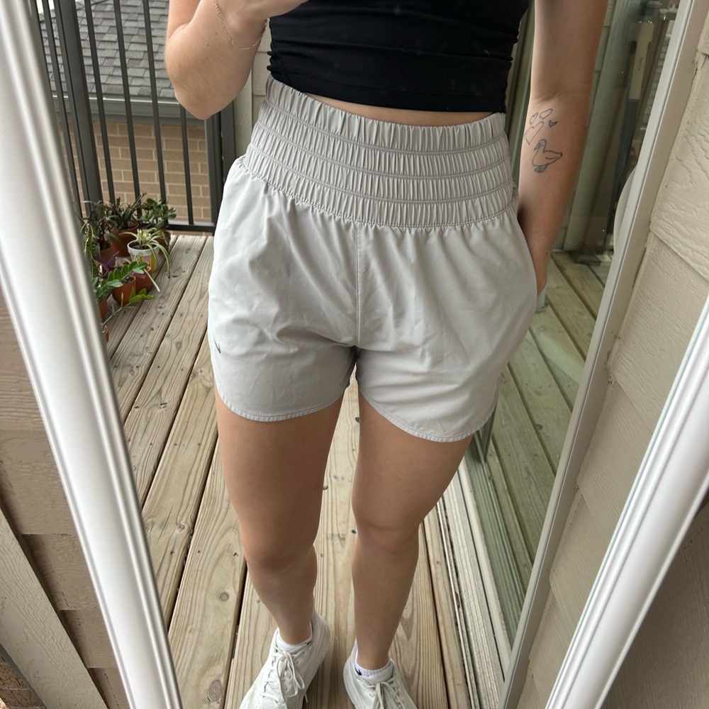 Nike Gray Athletic Shorts with Relaxed Fit